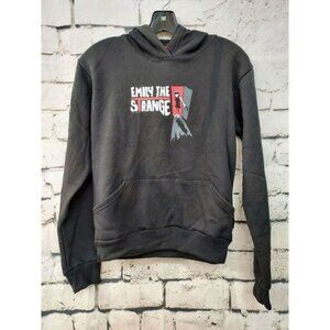 Vintage Emily the Strange Women's Hooded Sweatshirt, Black, Large